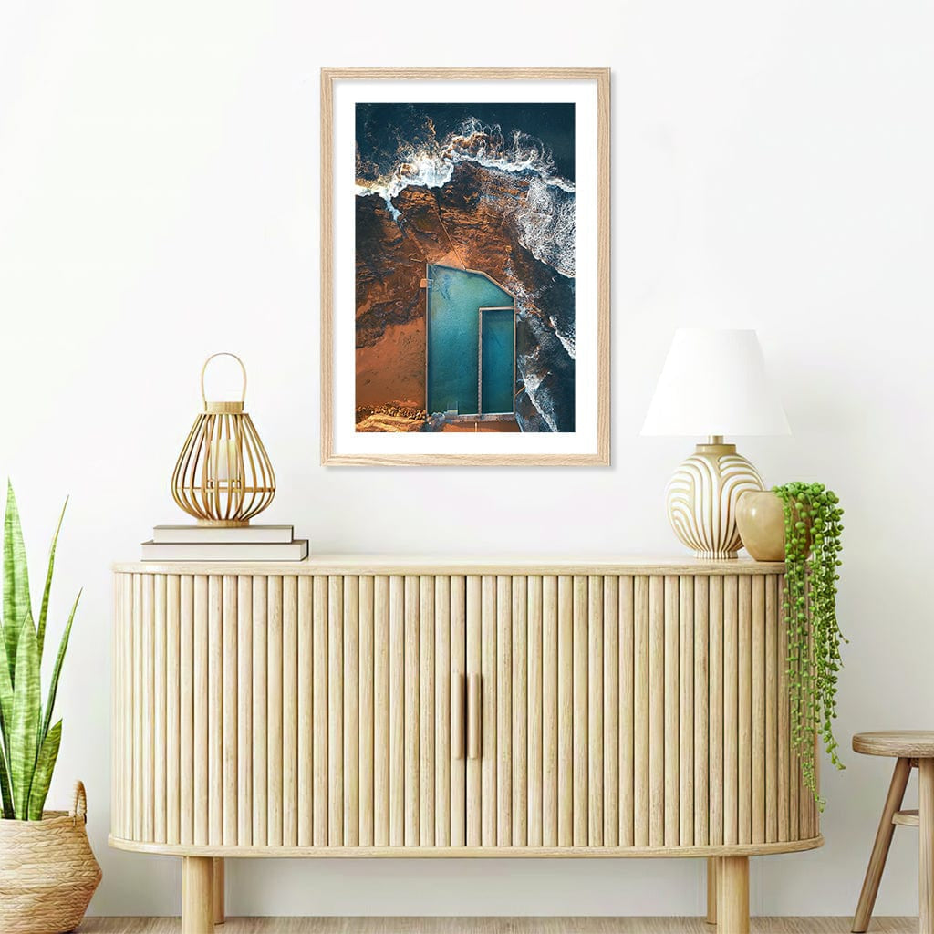 Narrabeen Ocean Pool Wall Art Print from our Australian Made Framed Wall Art, Prints & Posters collection by Profile Products Australia