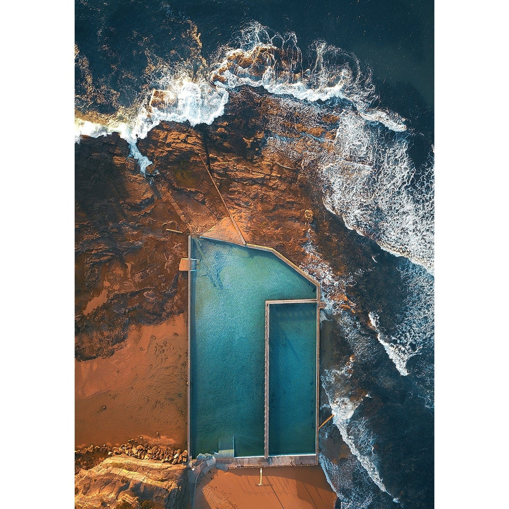 Narrabeen Ocean Pool Wall Art Print from our Australian Made Framed Wall Art, Prints & Posters collection by Profile Products Australia