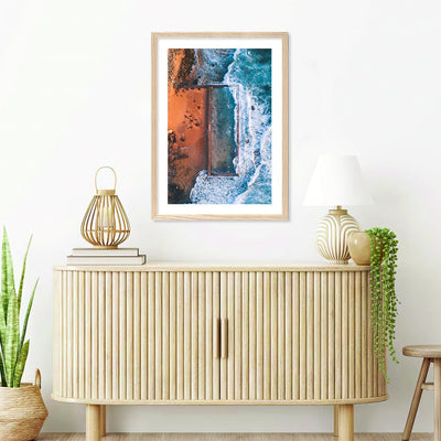 Newport Ocean Pool Wall Art Print from our Australian Made Framed Wall Art, Prints & Posters collection by Profile Products Australia