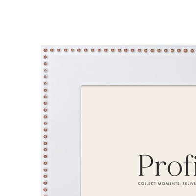Noble White Rose Gold Metal Photo Frame from our Metal Photo Frames collection by Profile Products Australia