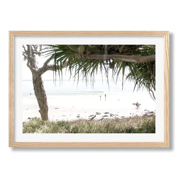 Noosa Under Palms Wall Art Print from our Australian Made Framed Wall Art, Prints & Posters collection by Profile Products Australia