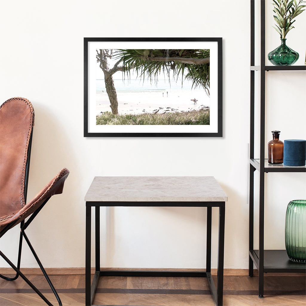 Noosa Under Palms Wall Art Print from our Australian Made Framed Wall Art, Prints & Posters collection by Profile Products Australia