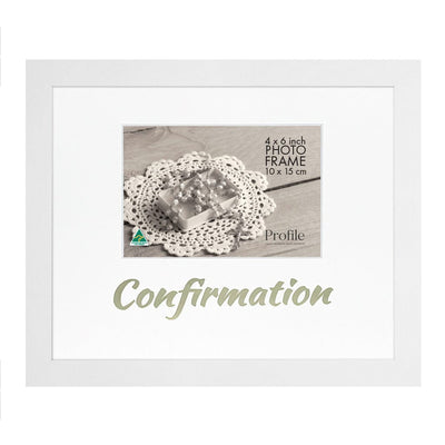 Occasion Photo Frame "Confirmation" - Gold from our Australian Made Gift Occasion Picture Frames collection by Profile Products Australia