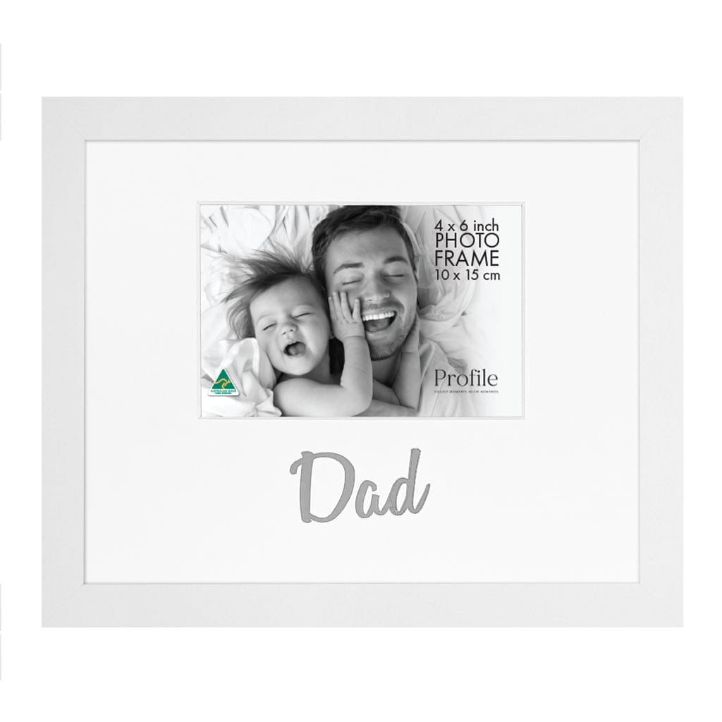 Occasion Photo Frame "Dad" from our Australian Made Gift Occasion Picture Frames collection by Profile Products Australia
