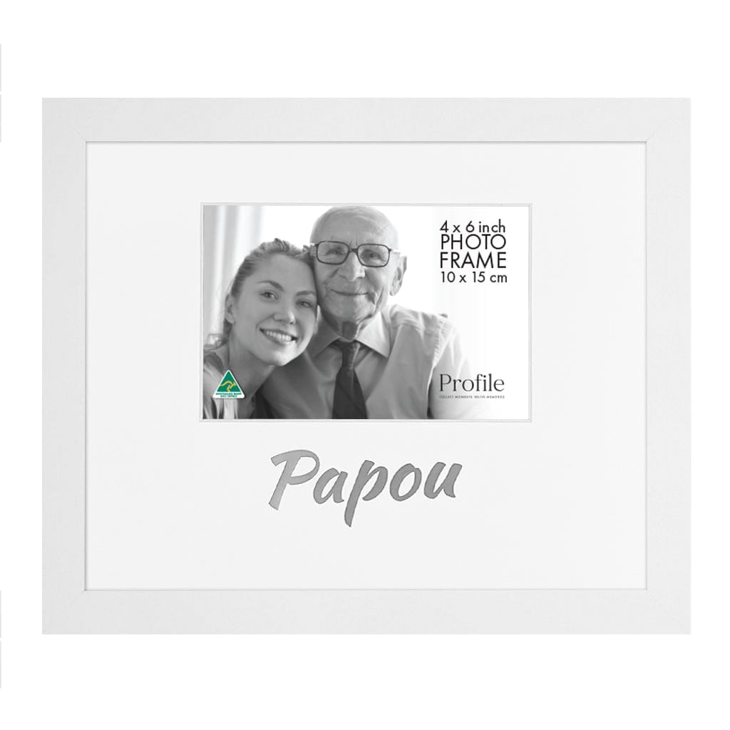 Occasion Photo Frame "Papou" from our Australian Made Gift Occasion Picture Frames collection by Profile Products Australia