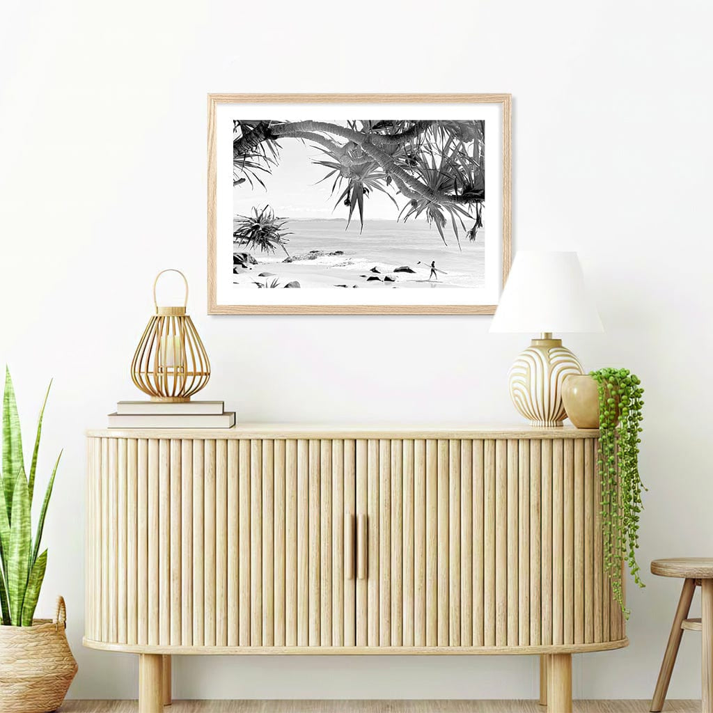 Ocean View B&W Wall Art Print from our Australian Made Framed Wall Art, Prints & Posters collection by Profile Products Australia