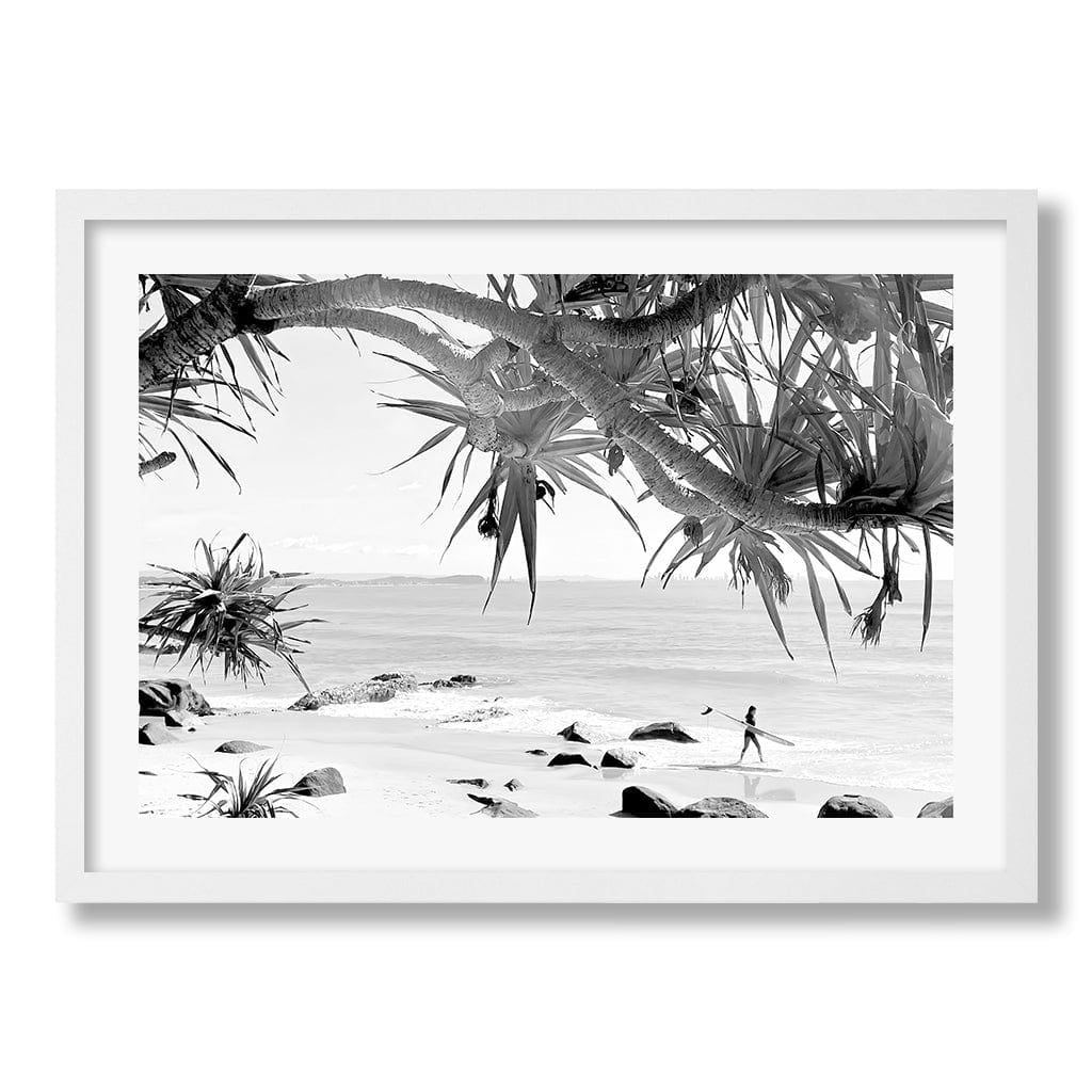 Ocean View B&W Wall Art Print from our Australian Made Framed Wall Art, Prints & Posters collection by Profile Products Australia