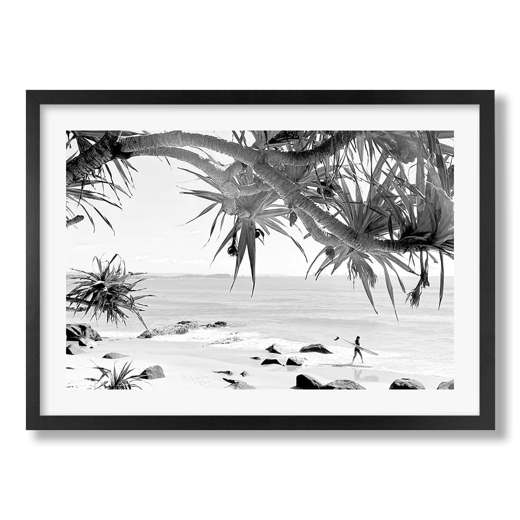 Ocean View B&W Wall Art Print from our Australian Made Framed Wall Art, Prints & Posters collection by Profile Products Australia