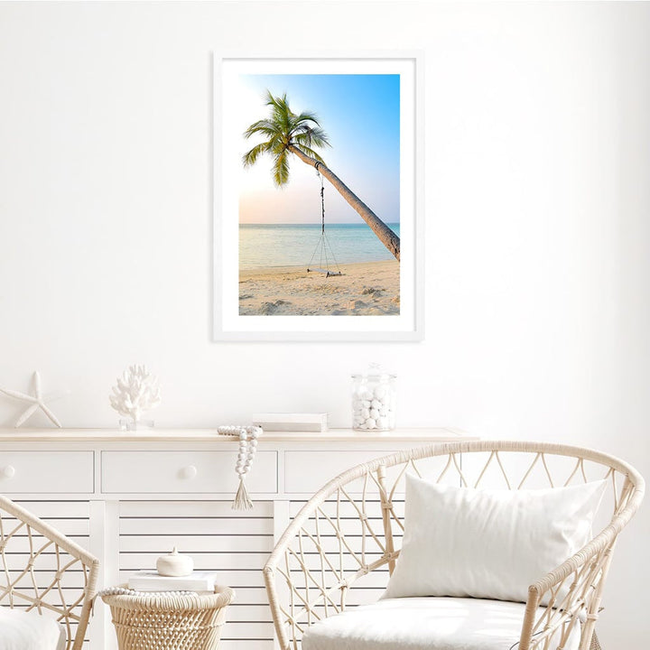 Palm Dream Swing Wall Art Print from our Australian Made Framed Wall Art, Prints & Posters collection by Profile Products Australia