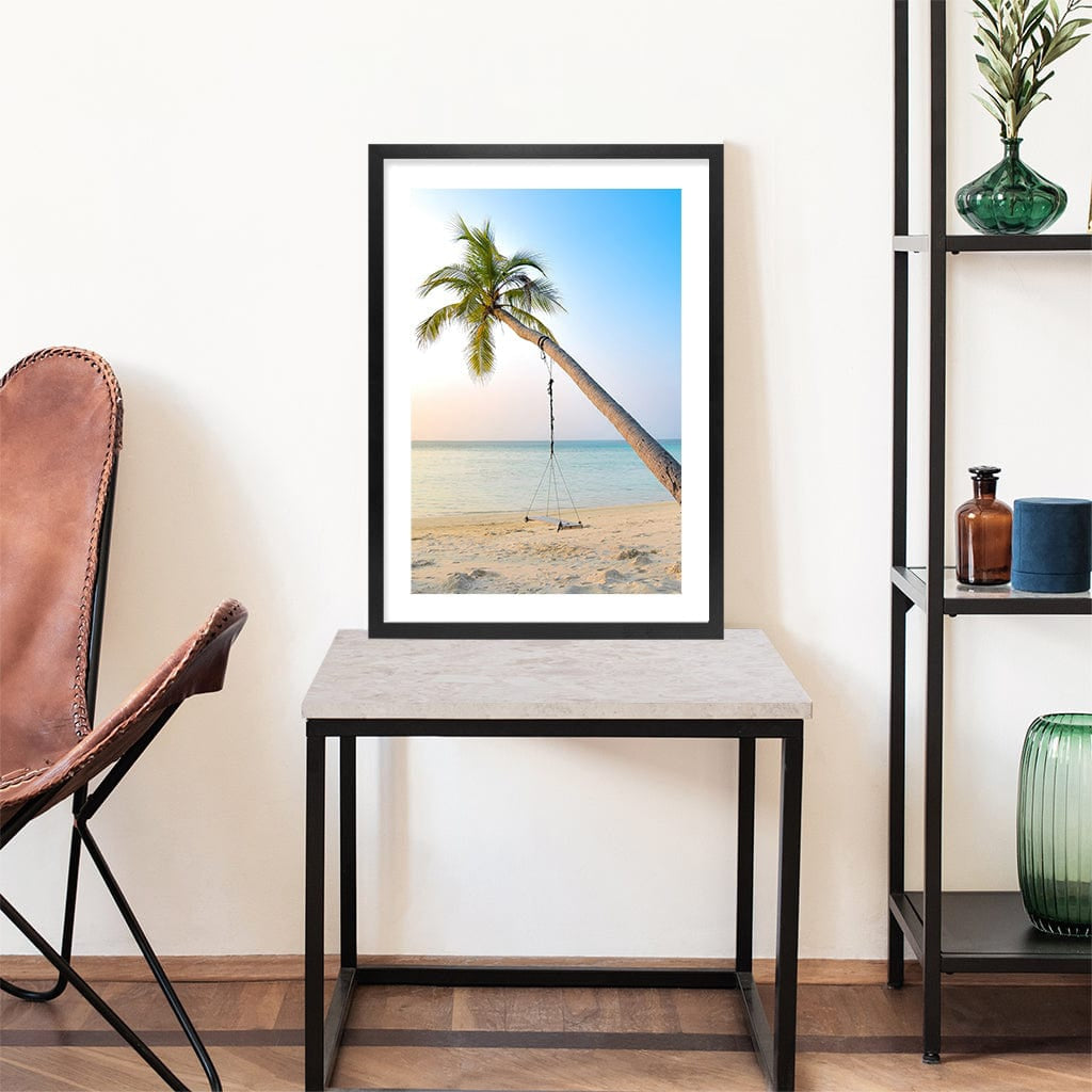 Palm Dream Swing Wall Art Print from our Australian Made Framed Wall Art, Prints & Posters collection by Profile Products Australia