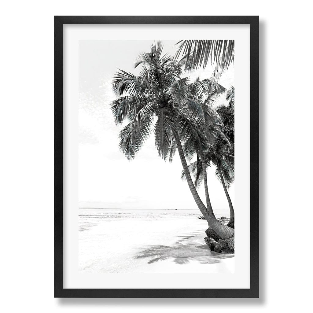 Palm Island Dreams B&W Wall Art Print from our Australian Made Framed Wall Art, Prints & Posters collection by Profile Products Australia