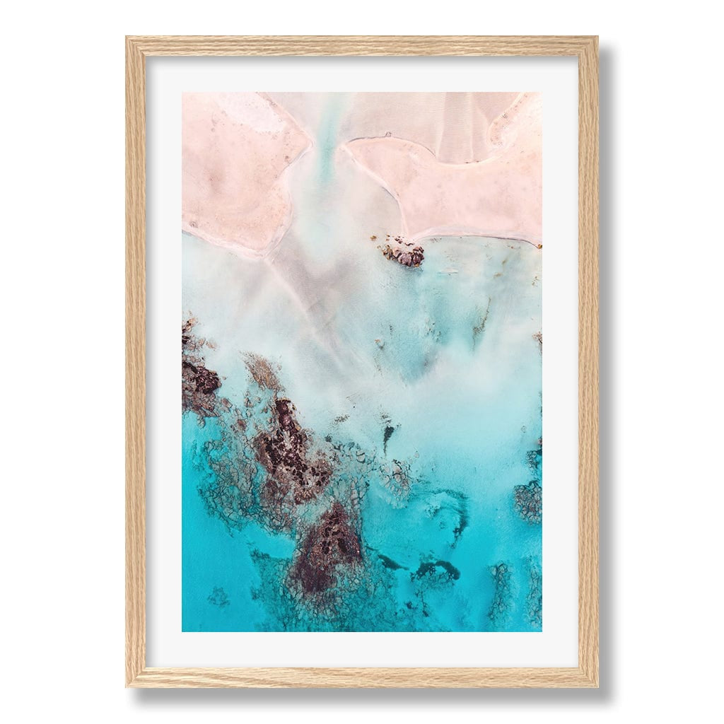 Pastel Pink Sands Wall Art Print from our Australian Made Framed Wall Art, Prints & Posters collection by Profile Products Australia