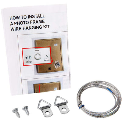 Picture Frame Wire Hanging Kit - Medium from our Picture Framing Accessories collection by Profile Products Australia