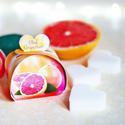 Pink Grapefruit Guest Soaps (3 x 20g) from our Luxury Bar Soap collection by The English Soap Company