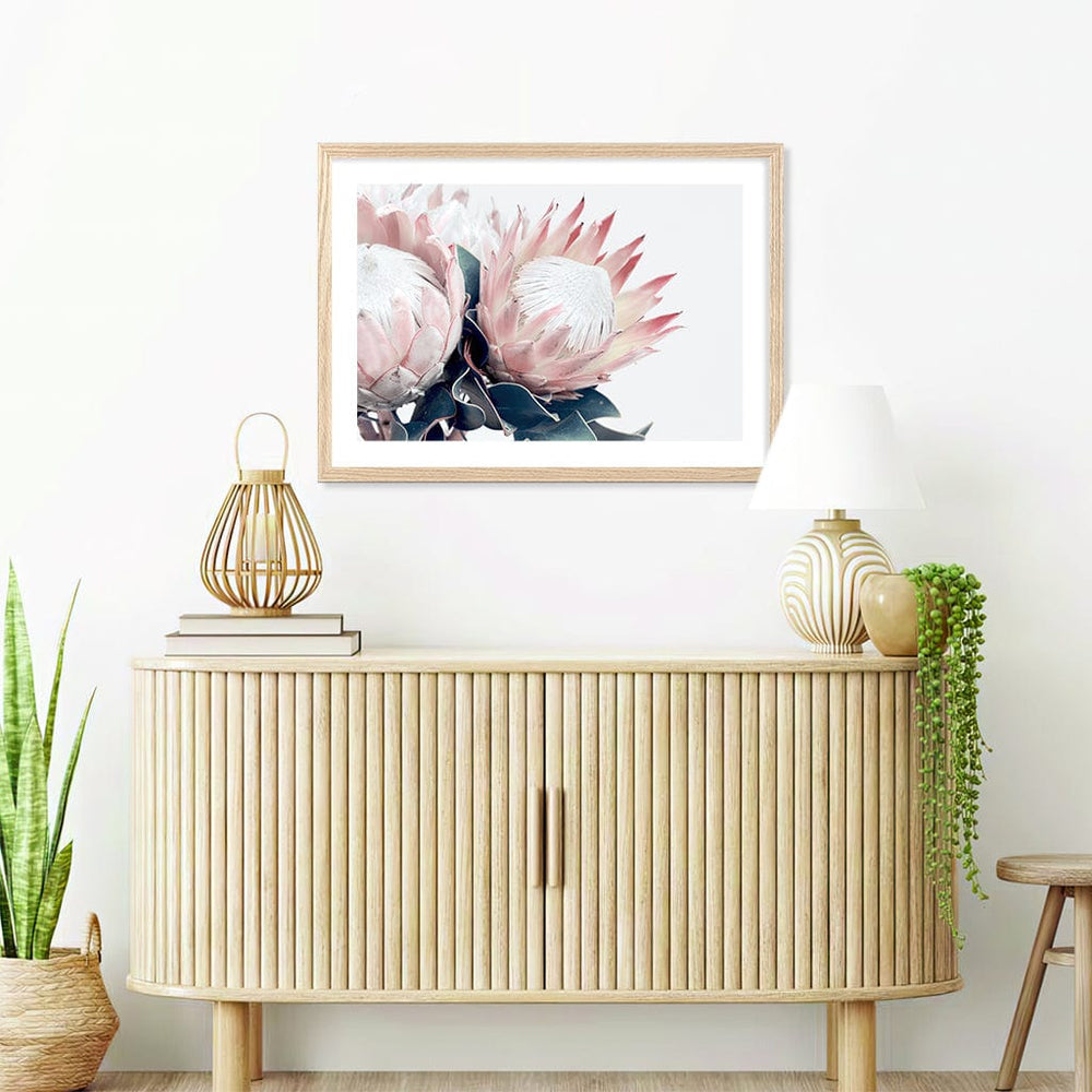 Protea Flowers Wall Art Print from our Australian Made Framed Wall Art, Prints & Posters collection by Profile Products Australia