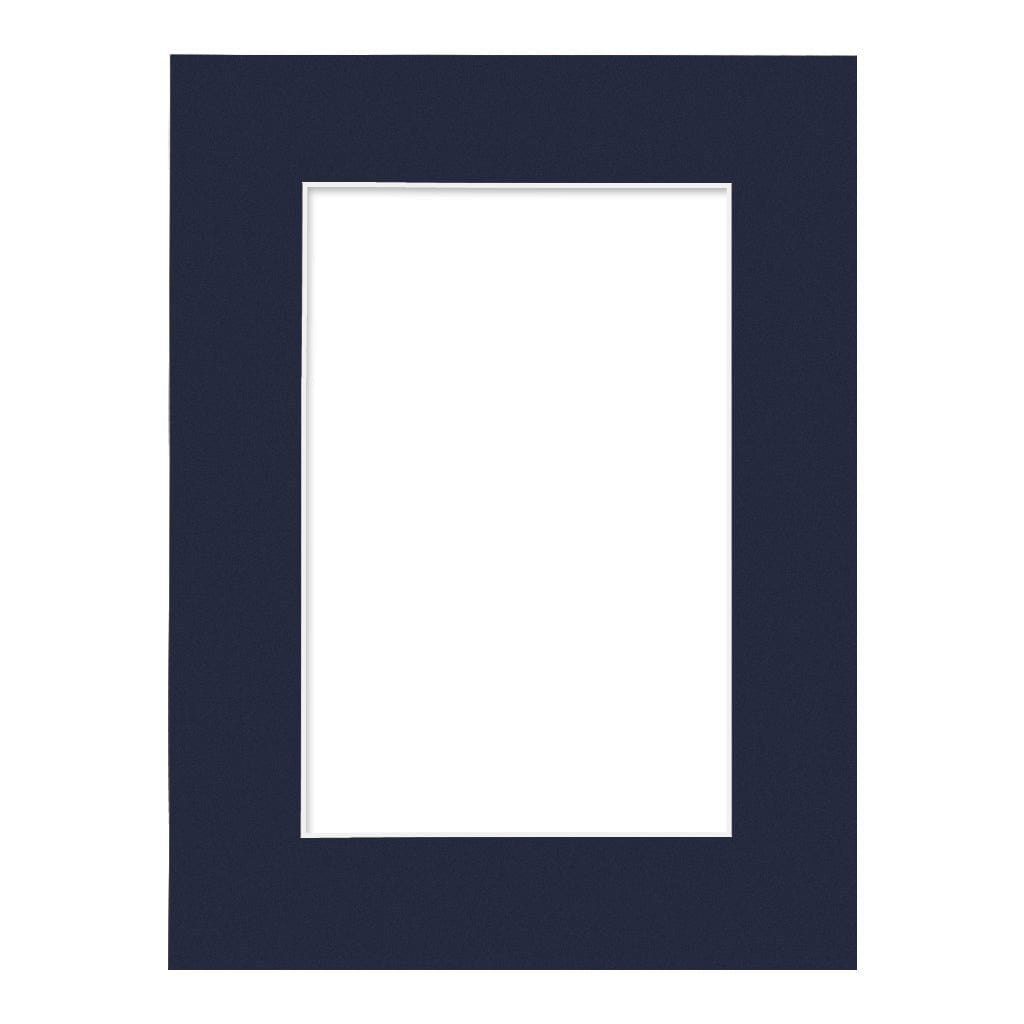 Prussian Blue Mat Board 6x8in (15x20cm) to suit 4x6in (10x15cm) image from our Custom Cut Mat Boards collection by Profile Products Australia