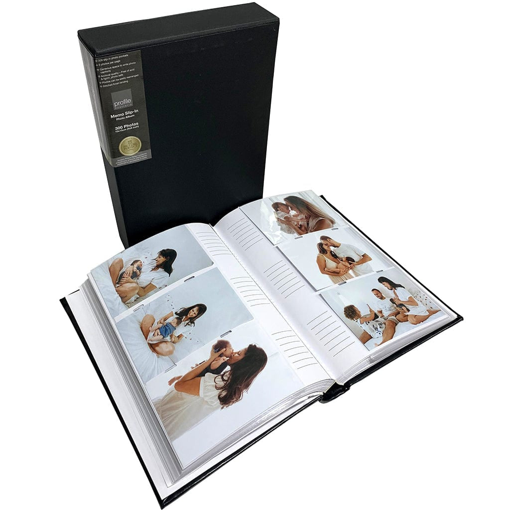 Regal Black Slip-in Photo Album from our Photo Albums collection by Profile Products Australia