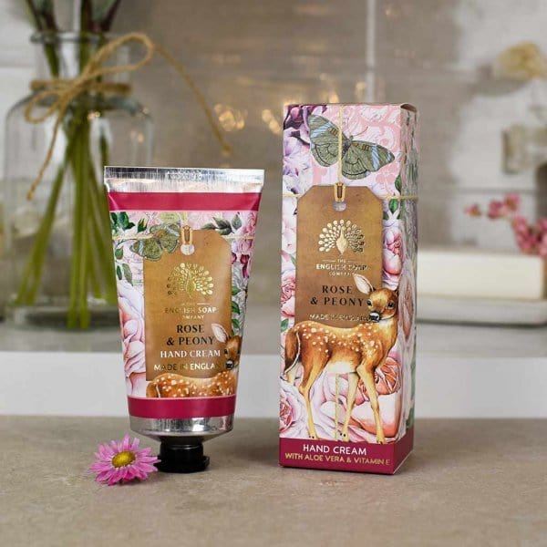 Rose and Peony Hand Cream 75ml from our Hand Cream collection by The English Soap Company