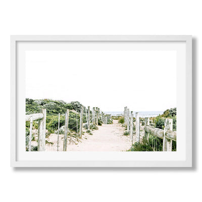 Sandy Path 1 Wall Art Print from our Australian Made Framed Wall Art, Prints & Posters collection by Profile Products Australia