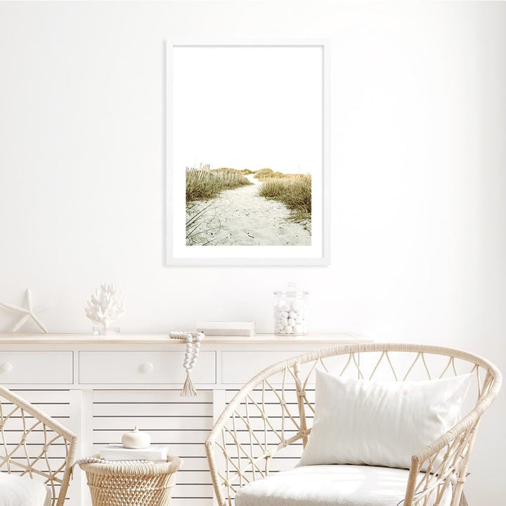 Sandy Path 2 Wall Art Print from our Australian Made Framed Wall Art, Prints & Posters collection by Profile Products Australia