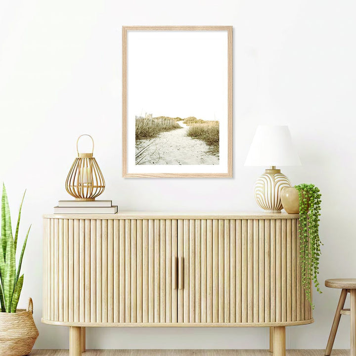 Sandy Path 2 Wall Art Print from our Australian Made Framed Wall Art, Prints & Posters collection by Profile Products Australia