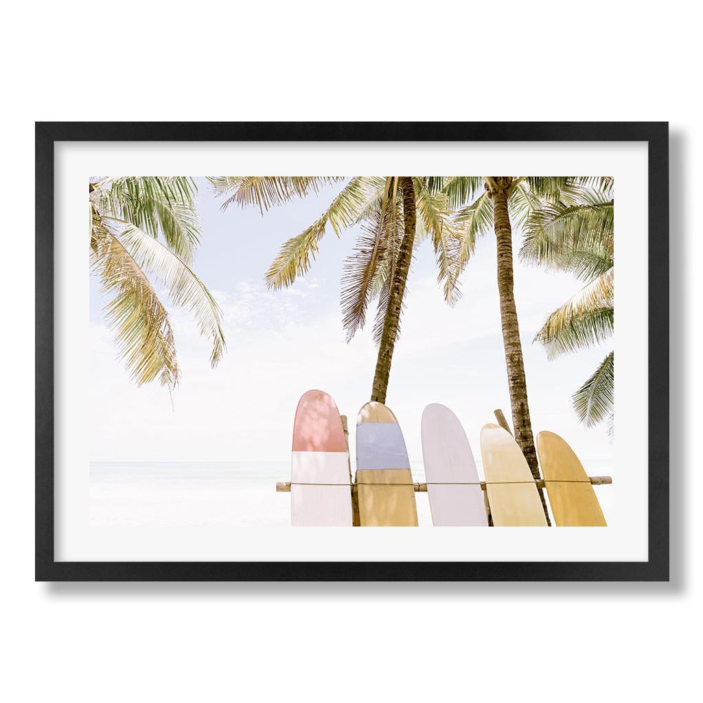 Surfboard Rack 1 Wall Art Print from our Australian Made Framed Wall Art, Prints & Posters collection by Profile Products Australia