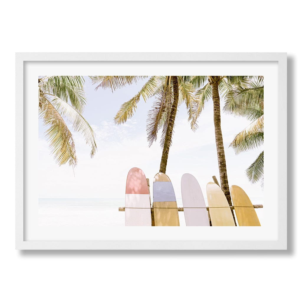 Surfboard Rack 1 Wall Art Print from our Australian Made Framed Wall Art, Prints & Posters collection by Profile Products Australia