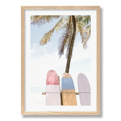 Surfboard Rack 2 Wall Art Print from our Australian Made Framed Wall Art, Prints & Posters collection by Profile Products Australia