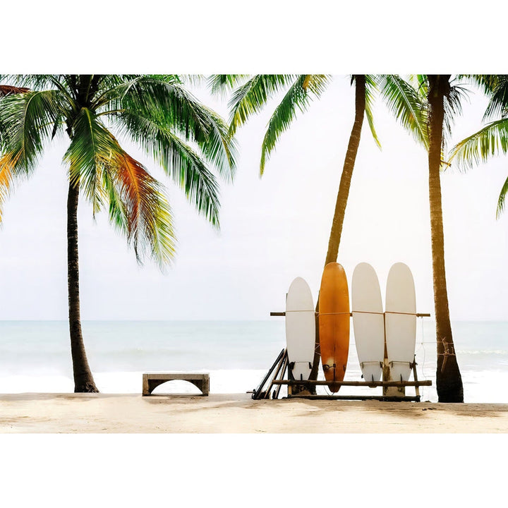 Surfboards and Palms Wall Art Print from our Australian Made Framed Wall Art, Prints & Posters collection by Profile Products Australia