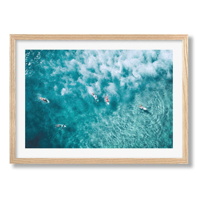 Surfers at Bondi Wall Art Print from our Australian Made Framed Wall Art, Prints & Posters collection by Profile Products Australia