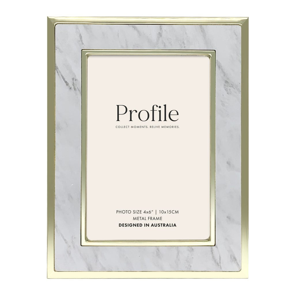 Terrazzo Marble Metal Photo Frame 4x6in (10x15cm) from our Metal Photo Frames collection by Profile Products Australia