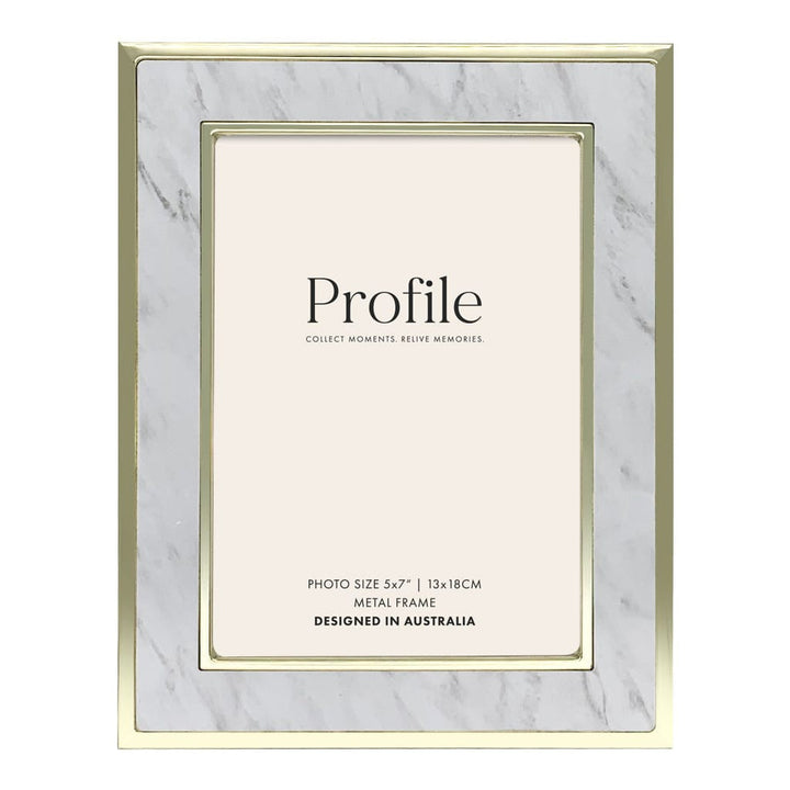 Terrazzo Marble Metal Photo Frame 5x7in (13x18cm) from our Metal Photo Frames collection by Profile Products Australia