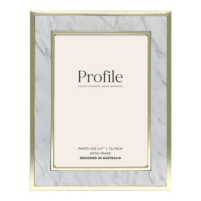 Terrazzo Marble Metal Photo Frame 5x7in (13x18cm) from our Metal Photo Frames collection by Profile Products Australia