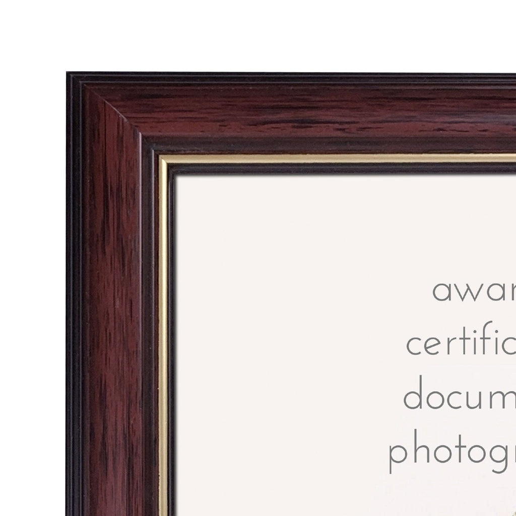 Traditional Burgundy Gold Certificate Photo Frame from our Australian Made Picture Frames collection by Profile Products Australia