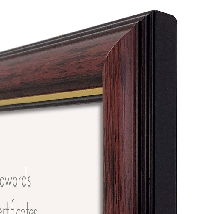 Traditional Burgundy Gold Certificate Photo Frame from our Australian Made Picture Frames collection by Profile Products Australia