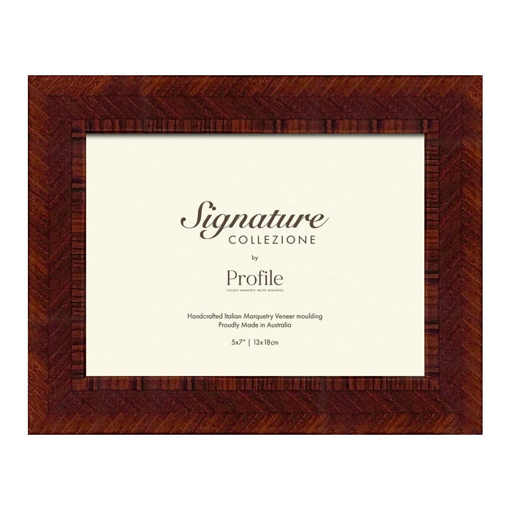 Triple Mahogany Veneer Picture Frame 5x7in (13x18cm) from our Australian Made Picture Frames collection by Profile Products Australia