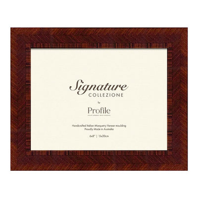 Triple Mahogany Veneer Picture Frame 6x8in (15x20cm) from our Australian Made Picture Frames collection by Profile Products Australia