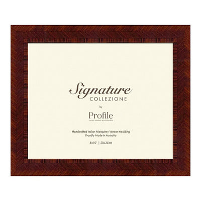 Triple Mahogany Veneer Picture Frame 8x10in (20x25cm) from our Australian Made Picture Frames collection by Profile Products Australia