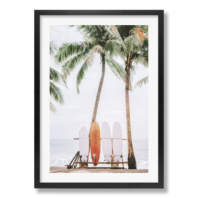 Tropical Surfboards Wall Art Print from our Australian Made Framed Wall Art, Prints & Posters collection by Profile Products Australia