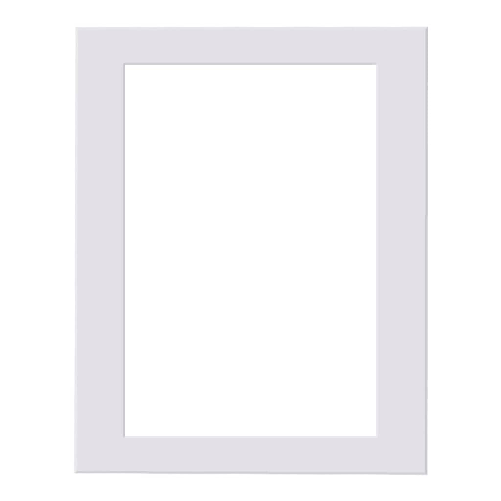 Ultimate White Mat Board 11x14in (28x35cm) to suit 8x10in (20x25cm) image from our Custom Cut Mat Boards collection by Profile Products Australia