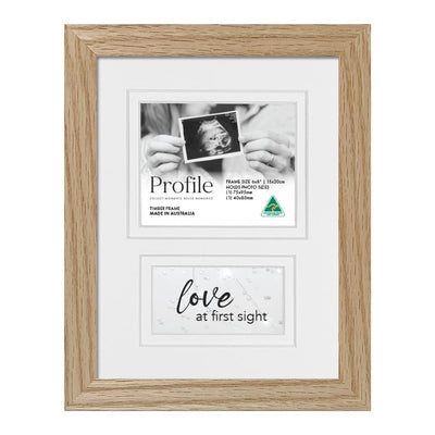 Ultrasound Photo Frame - Natural Oak 6x8in from our Australian Made Picture Frames collection by Profile Products Australia