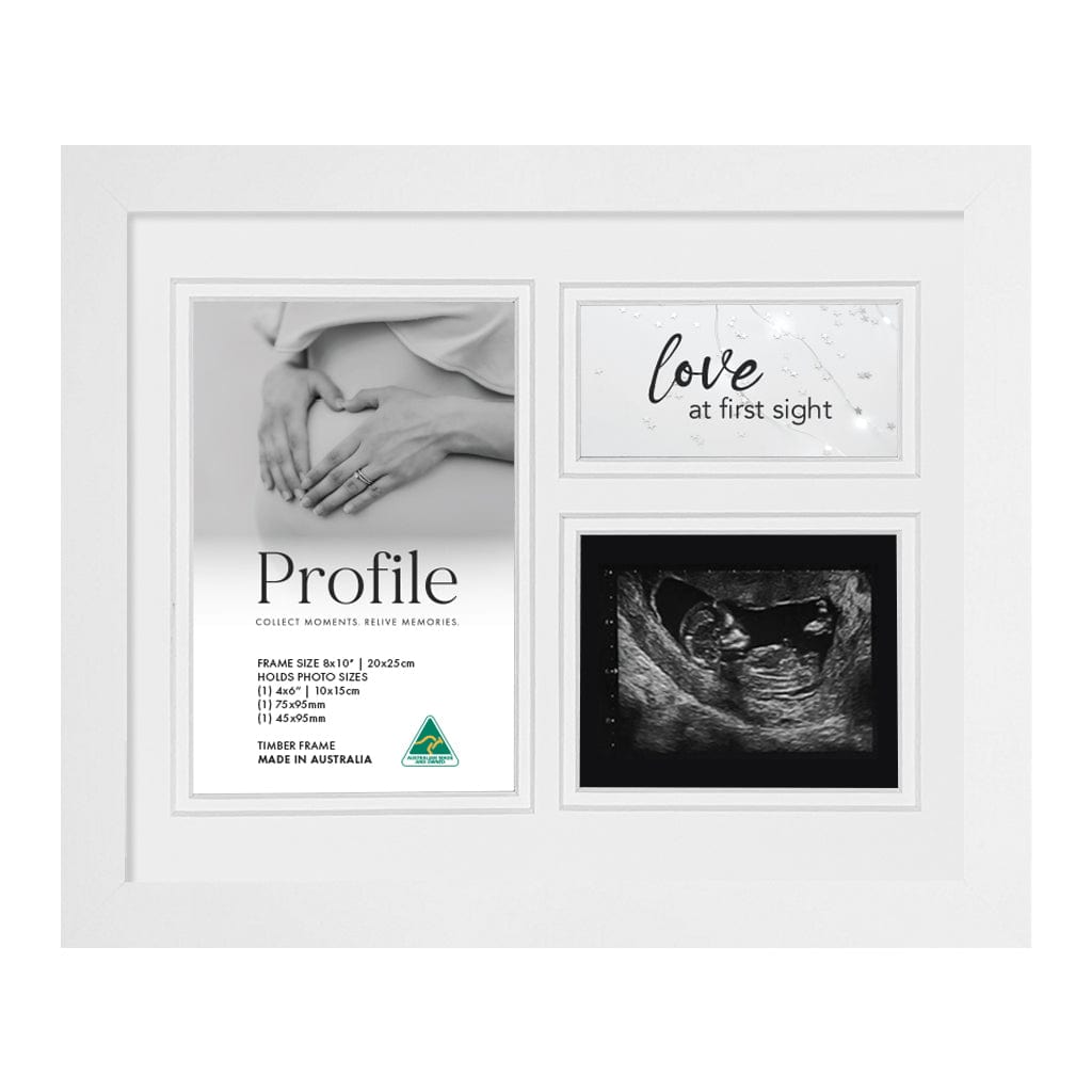 Ultrasound Photo Frame - White 8x10in from our Australian Made Picture Frames collection by Profile Products Australia