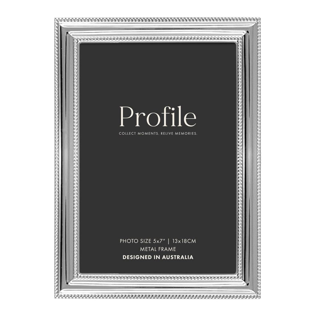 Valentine Silver Metal Photo Frame 5x7in (13x18cm) from our Metal Photo Frames collection by Profile Products Australia