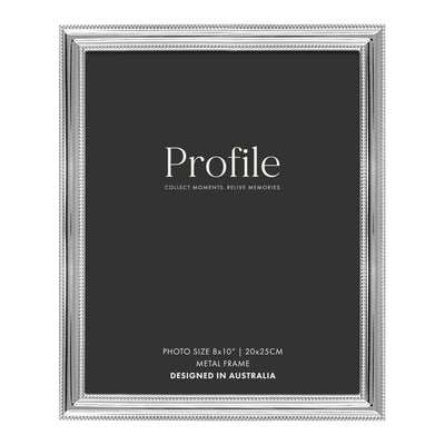 Valentine Silver Metal Photo Frame 8x10in (20x25cm) from our Metal Photo Frames collection by Profile Products Australia