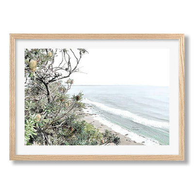 Wategos Banksia View Wall Art Print from our Australian Made Framed Wall Art, Prints & Posters collection by Profile Products Australia