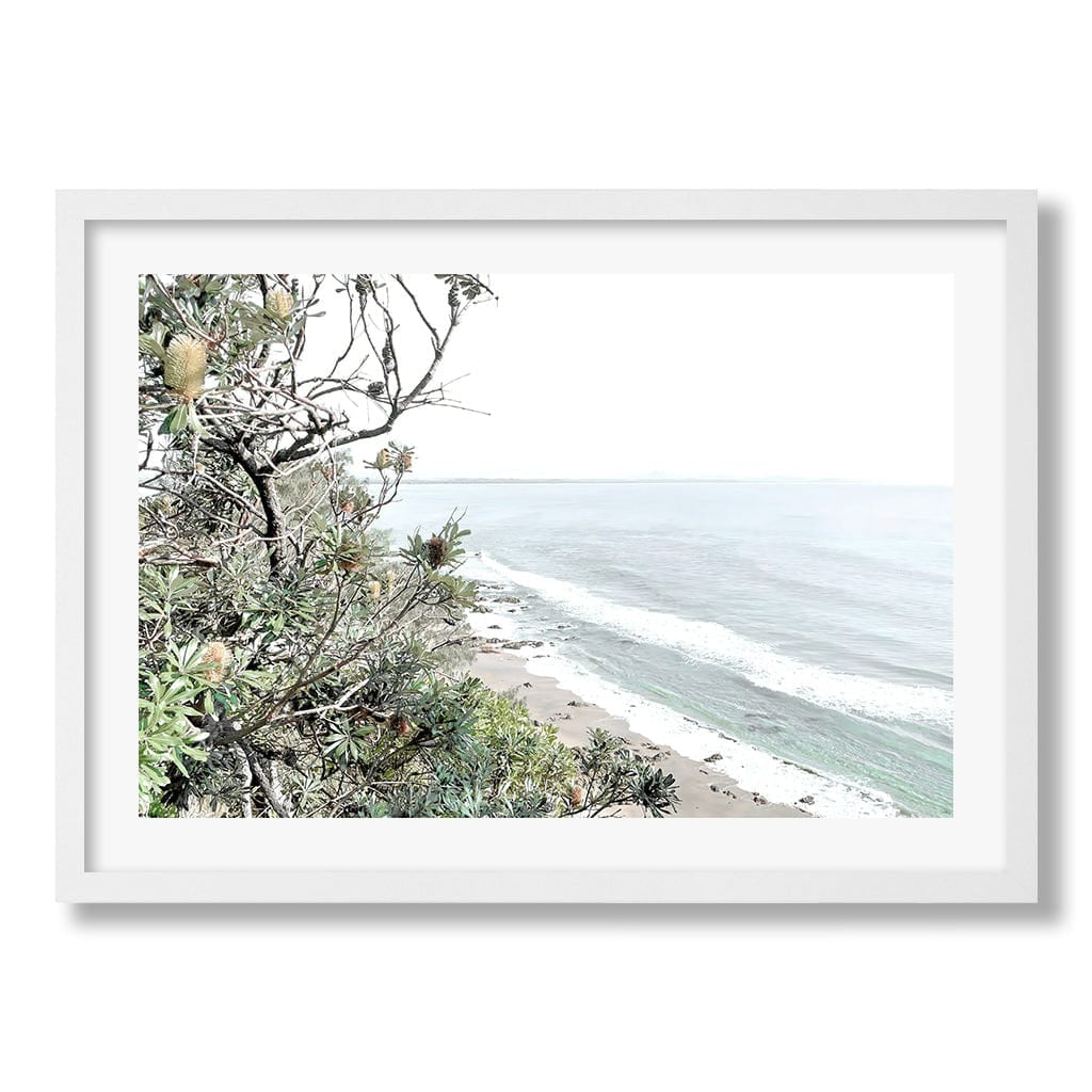 Wategos Banksia View Wall Art Print from our Australian Made Framed Wall Art, Prints & Posters collection by Profile Products Australia