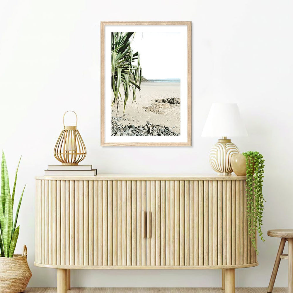 Wategos Beach Outlook Wall Art Print from our Australian Made Framed Wall Art, Prints & Posters collection by Profile Products Australia