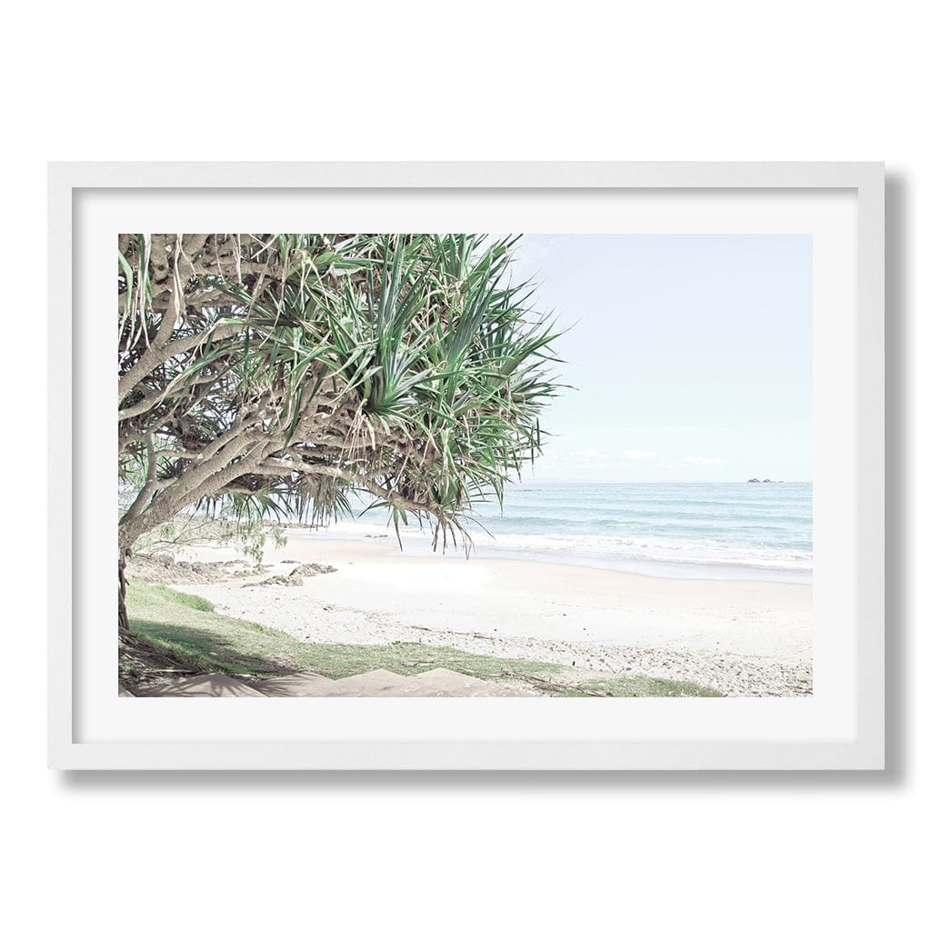 Wategos Beach View Wall Art Print from our Australian Made Framed Wall Art, Prints & Posters collection by Profile Products Australia