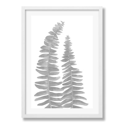 Watercolour Fern Leaves Wall Art Print from our Australian Made Framed Wall Art, Prints & Posters collection by Profile Products Australia