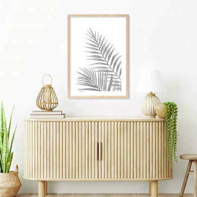 Watercolour Palm Leaves Wall Art Print from our Australian Made Framed Wall Art, Prints & Posters collection by Profile Products Australia